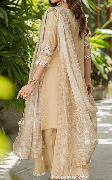 Zellbury Tan Cotton Suit | Pakistani Lawn Dress in USA- Image 2