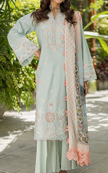 Zellbury Sea Mist Cotton Suit | Pakistani Lawn Dress in USA- Image 1