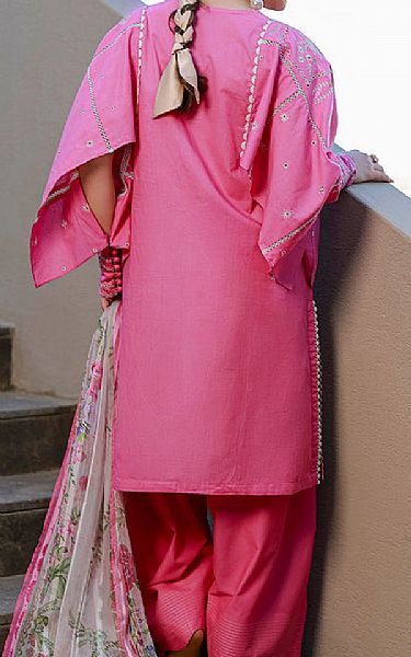 Zellbury Pink Cotton Suit | Pakistani Lawn Dress in USA- Image 2