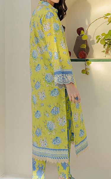 Zellbury Lime Green Cambric Suit (2 pcs) | Pakistani Lawn Dress in USA- Image 2