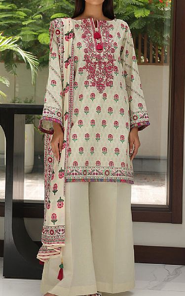 Zellbury Off White Cambric Suit (2 pcs) | Pakistani Lawn Dress in USA- Image 1
