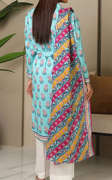 Zellbury Aqua Cambric Suit (2 pcs) | Pakistani Lawn Dress in USA- Image 2