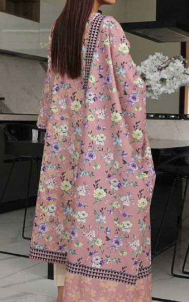 Zellbury Dusty Pink Cambric Suit (2 pcs) | Pakistani Lawn Dress in USA- Image 2