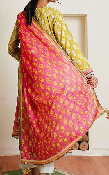 Zellbury Mustard Cambric Suit (2 pcs) | Pakistani Lawn Dress in USA- Image 2