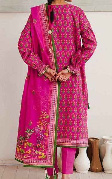 Zellbury Hot Pink Cambric Suit | Pakistani Lawn Dress in USA- Image 2