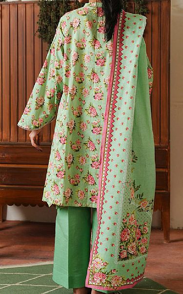 Zellbury Light Green Cambric Suit | Pakistani Lawn Dress in USA- Image 2