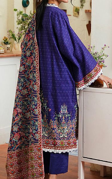 Zellbury Blueberry Cambric Suit | Pakistani Lawn Dress in USA- Image 2