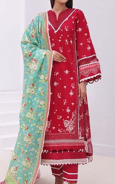 Zellbury Cardinal Cambric Suit | Pakistani Lawn Dress in USA- Image 1