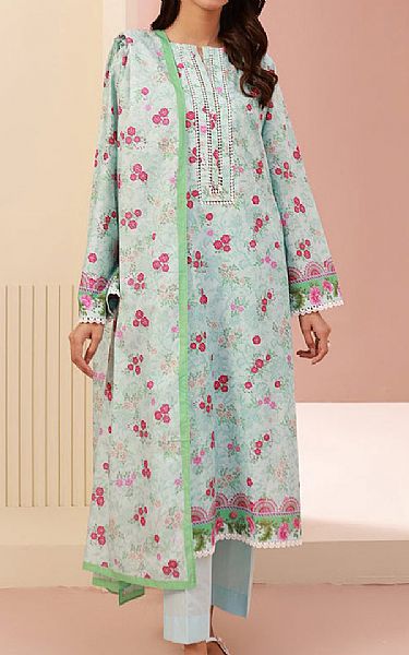 Zellbury Light Blue Cambric Suit | Pakistani Lawn Dress in USA- Image 1
