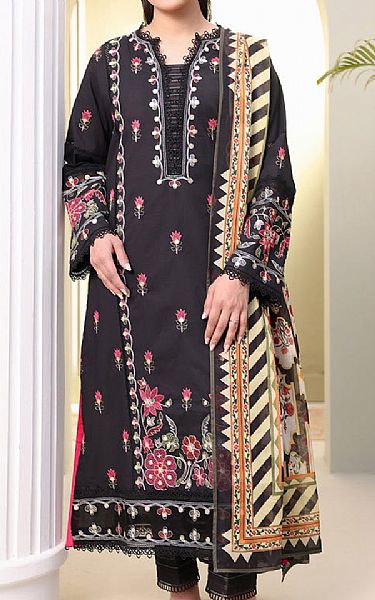 Zellbury Black Cambric Suit | Pakistani Lawn Dress in USA- Image 1