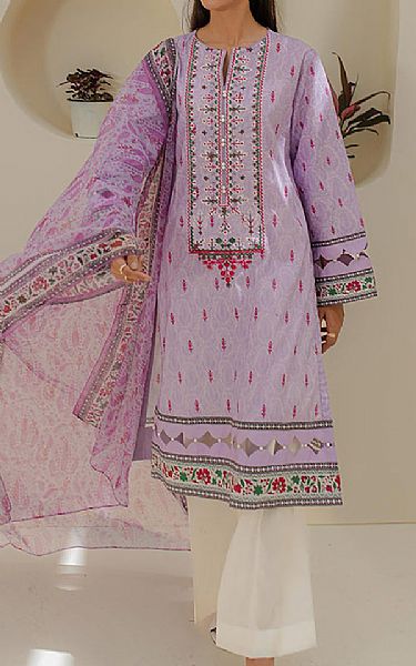 Zellbury Lilac Lawn Suit (2 pcs) | Pakistani Lawn Dress in USA- Image 1