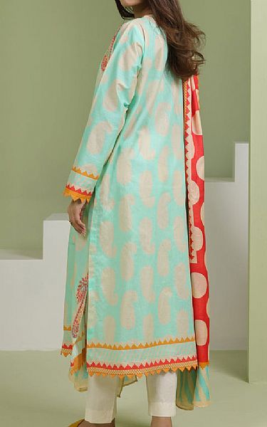 Zellbury Mint Green Lawn Suit (2 pcs) | Pakistani Lawn Dress in USA- Image 2