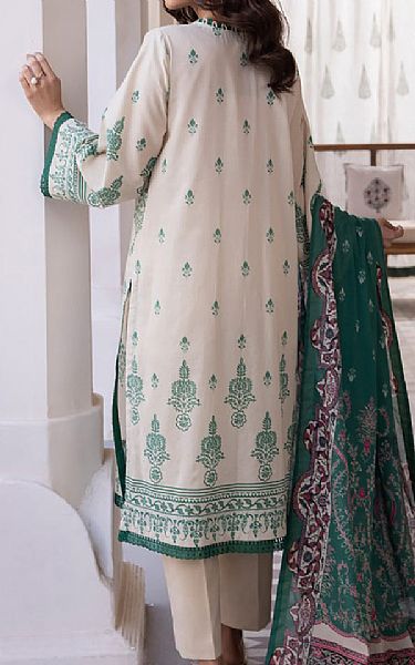 Zellbury Off White Lawn Suit (2 pcs) | Pakistani Lawn Dress in USA- Image 2