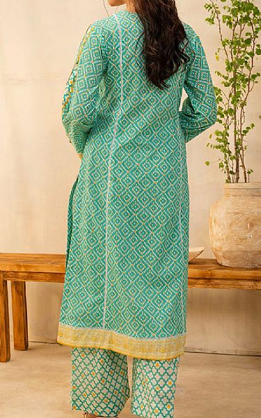 Zellbury Sea Green Lawn Suit (2 pcs) | Pakistani Lawn Dress in USA- Image 2