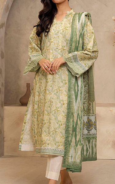 Zellbury Green Mist Lawn Suit (2 pcs) | Pakistani Lawn Dress in USA- Image 1