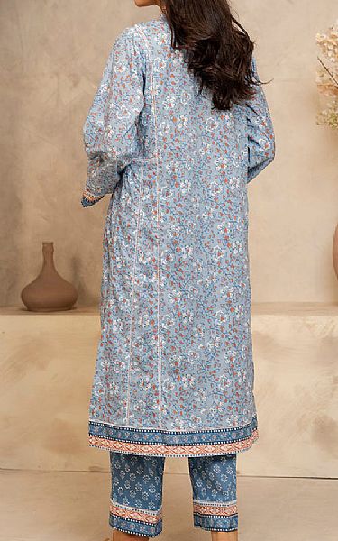 Zellbury Cloudy Blue Lawn Suit (2 pcs) | Pakistani Lawn Dress in USA- Image 2