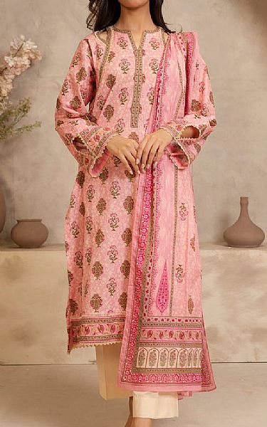Zellbury Baby Pink Lawn Suit (2 pcs) | Pakistani Lawn Dress in USA- Image 1