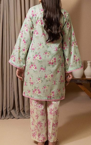 Zellbury Light Green/Pink Lawn Suit (2 pcs) | Pakistani Lawn Dress in USA- Image 2