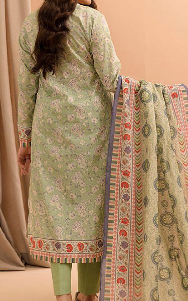 Zellbury Light Green Lawn Suit (2 pcs) | Pakistani Lawn Dress in USA- Image 2