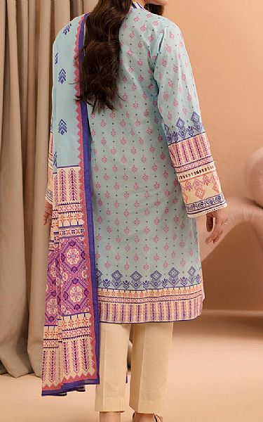 Zellbury Light Blue Lawn Suit (2 pcs) | Pakistani Lawn Dress in USA- Image 2