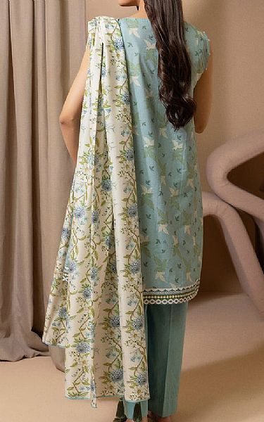 Zellbury Light Blue Lawn Suit (2 pcs) | Pakistani Lawn Dress in USA- Image 2