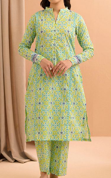 Zellbury Green Lawn Suit (2 pcs) | Pakistani Lawn Dress in USA- Image 1