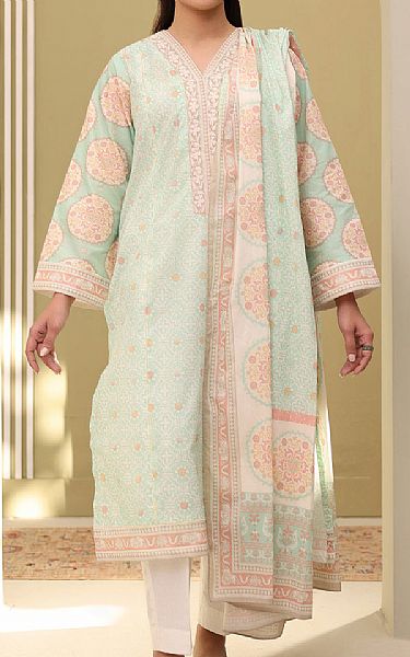 Zellbury Sea Mist Lawn Suit (2 pcs) | Pakistani Lawn Dress in USA- Image 1