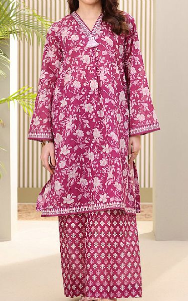 Zellbury Raspberry Rose Lawn Suit (2 pcs) | Pakistani Lawn Dress in USA- Image 1