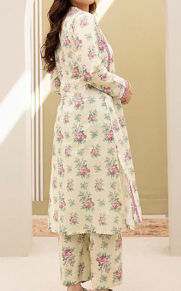 Zellbury Beige Lawn Suit (2 pcs) | Pakistani Lawn Dress in USA- Image 2