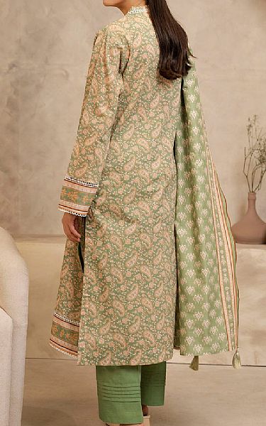 Zellbury Green Lawn Suit | Pakistani Lawn Dress in USA- Image 2