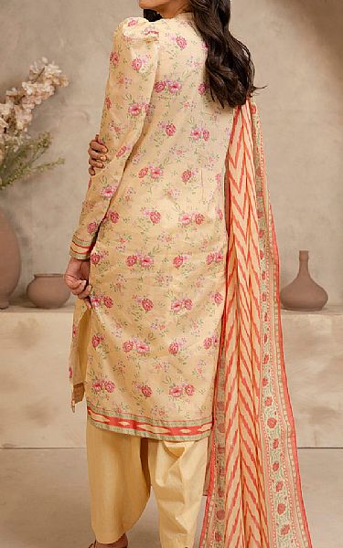 Zellbury Cream Lawn Suit | Pakistani Lawn Dress in USA- Image 2