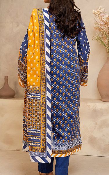 Zellbury Navy Blue Lawn Suit | Pakistani Lawn Dress in USA- Image 2