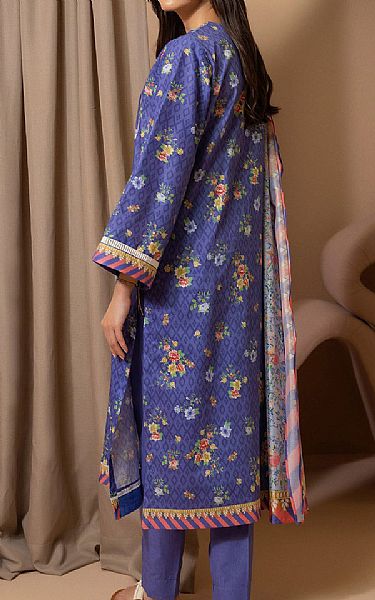 Zellbury Blueberry Lawn Suit | Pakistani Lawn Dress in USA- Image 2