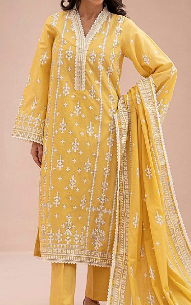 Zellbury Yellow Lawn Suit | Pakistani Lawn Dress in USA- Image 1