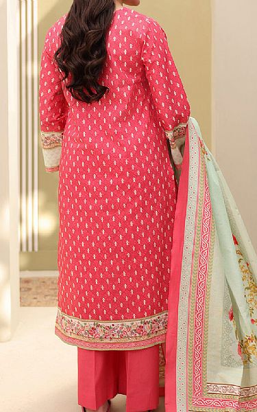 Zellbury Brink Pink Lawn Suit | Pakistani Lawn Dress in USA- Image 2