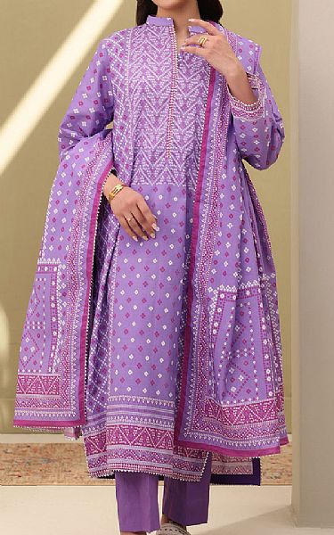 Zellbury Lilac Lawn Suit | Pakistani Lawn Dress in USA- Image 1
