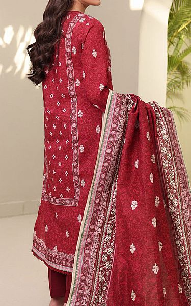 Zellbury Vivid Burgundy Lawn Suit | Pakistani Lawn Dress in USA- Image 2