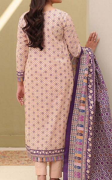 Zellbury Light Peach Lawn Suit | Pakistani Lawn Dress in USA- Image 2