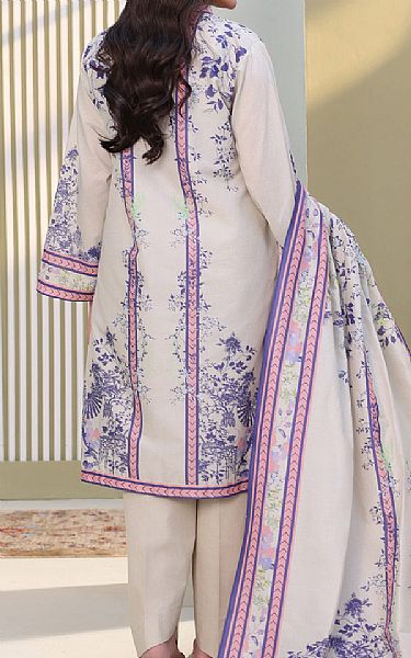 Zellbury Off White Lawn Suit | Pakistani Lawn Dress in USA- Image 2