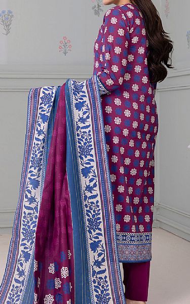 Zellbury Dark Raspberry Lawn Suit | Pakistani Lawn Dress in USA- Image 2