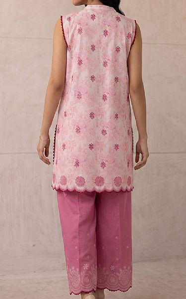 Zellbury Off White/Pink Flare Lawn Suit (2 pcs) | Pakistani Lawn Dress in USA- Image 2