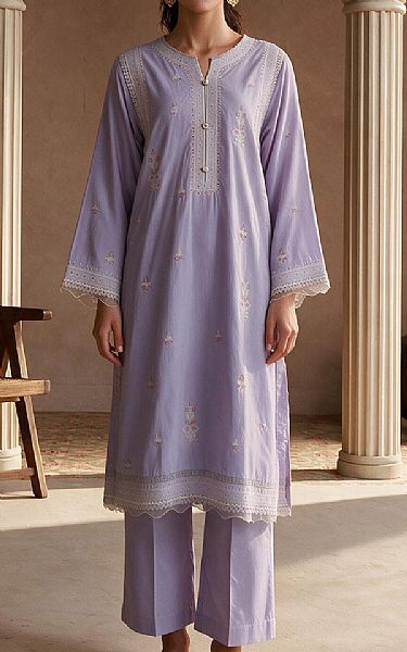 Zellbury Lavender Lawn Suit (2 pcs) | Pakistani Lawn Dress in USA- Image 1