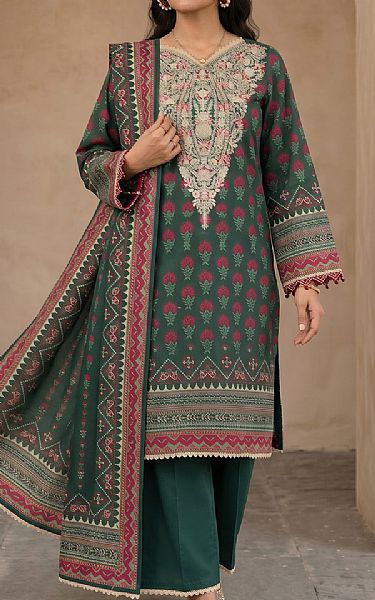 Zellbury Mineral Green Lawn Suit | Pakistani Lawn Dress in USA- Image 1