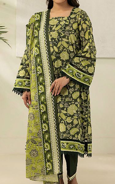 Zellbury Olive Lawn Suit | Pakistani Lawn Dress in USA- Image 1