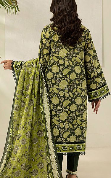 Zellbury Olive Lawn Suit | Pakistani Lawn Dress in USA- Image 2