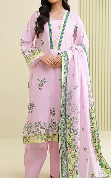 Zellbury Pink Flare Lawn Suit | Pakistani Lawn Dress in USA- Image 1