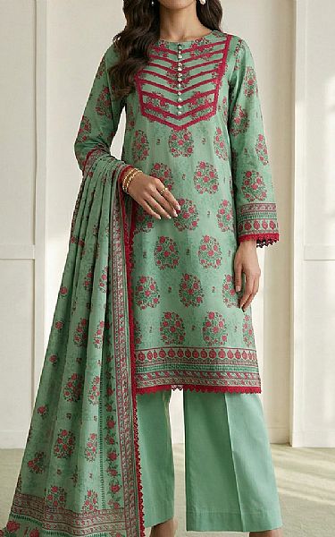 Zellbury Summer Green Lawn Suit | Pakistani Lawn Dress in USA- Image 1
