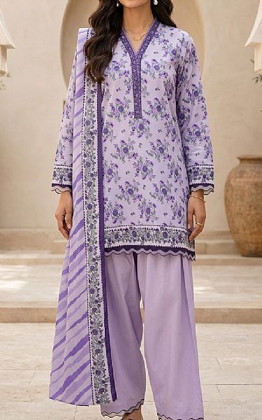 Zellbury Lilac Lawn Suit | Pakistani Lawn Dress in USA- Image 1