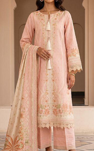 Zellbury Light Pink Lawn Suit | Pakistani Lawn Dress in USA- Image 1