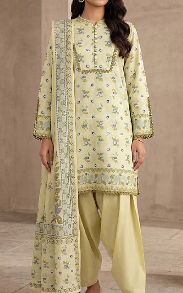 Zellbury Cream Lawn Suit | Pakistani Lawn Dress in USA- Image 1